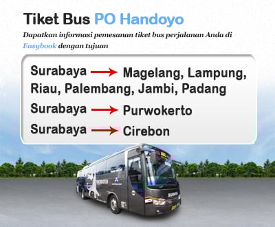 Baru Diluncurkan Tiket Bus PO Handoyo Baru Diluncurkan Tiket Bus PO Handoyo