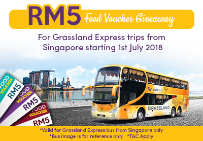 RM5 Food Voucher Giveaway for Grassland Express trips from Singapore RM5 Food Voucher Giveaway for Grassland Express trips from Singapore