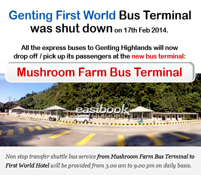 Mushroom Farm Bus Terminal - New bus terminal at Genting Highlands Mushroom Farm Bus Terminal - New bus terminal at Genting Highlands