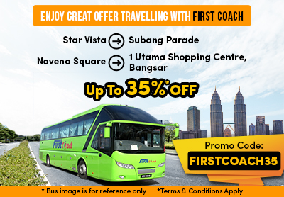 Enjoy Up To 35% Discount Travelling with First Coach! Enjoy Up To 35% Discount Travelling with First Coach!
