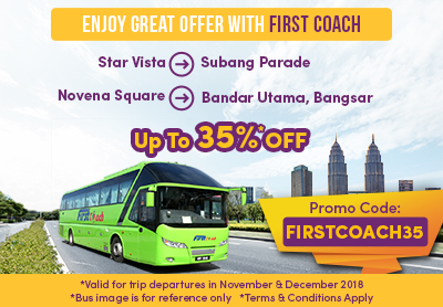 Enjoy Up To 35% Discount from First Coach! Enjoy Up To 35% Discount from First Coach!